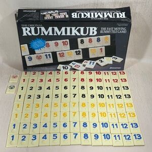 Rummikub Tile Game Set 1990
